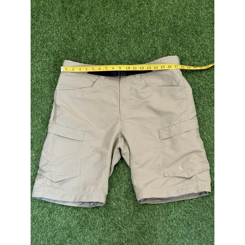 North Face Shorts Mens 36‎ Khaki Brown TCV4 Hiking Outdoors Athletic